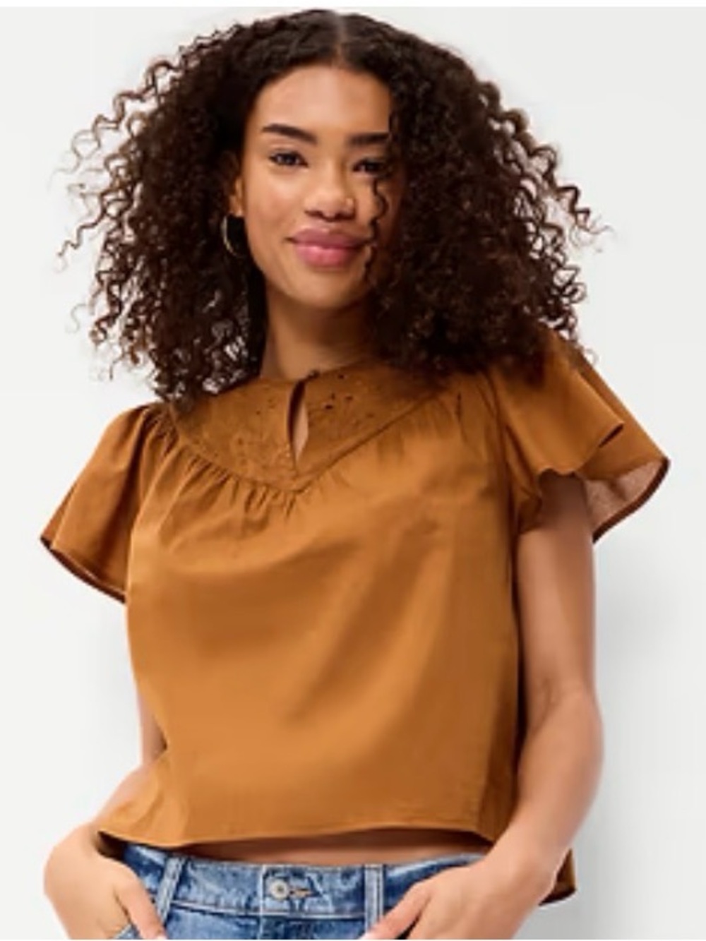 Old Navy Flutter Sleeve Blouse